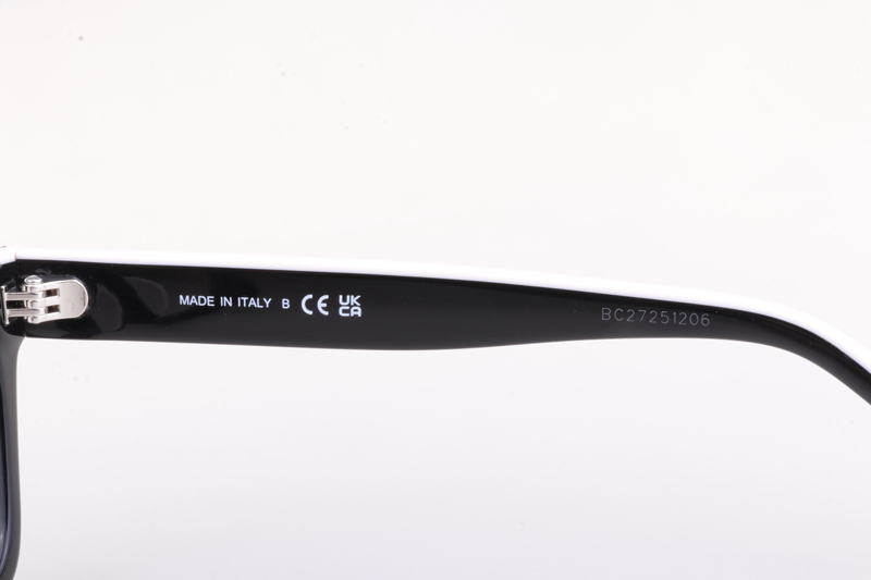 CH5417 Eyeglasses Black White