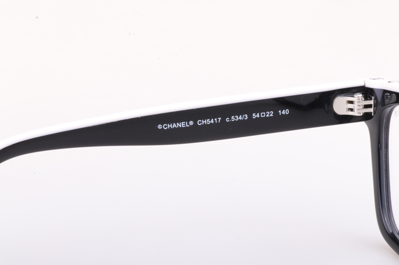 CH5417 Eyeglasses Black White