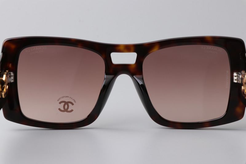 CH5539 Sunglasses Tortoise Gradient Brown