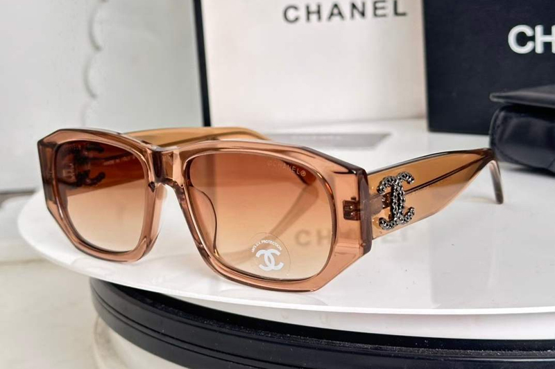 CH5554 Sunglasses Brown Gradient Brown