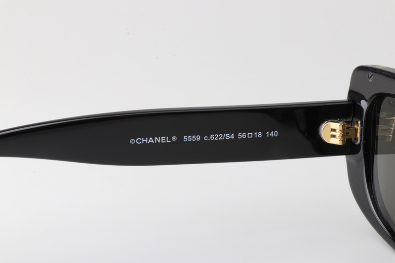 CH5559 Sunglasses Black Gray