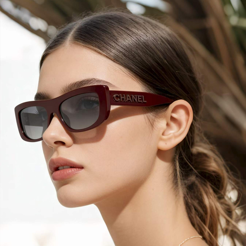 CH5559 Sunglasses Wine Gradient Gray