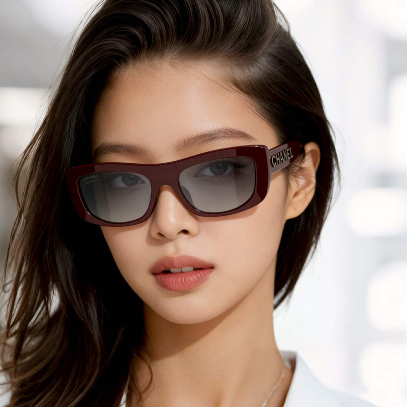 CH5559 Sunglasses Wine Gradient Gray