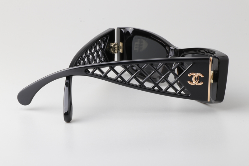 CH5566 Sunglasses Black Gray