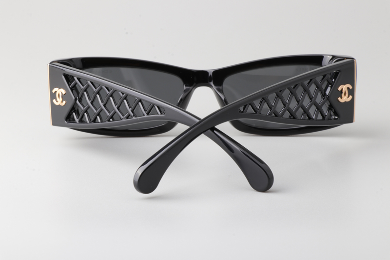 CH5566 Sunglasses Black Gray
