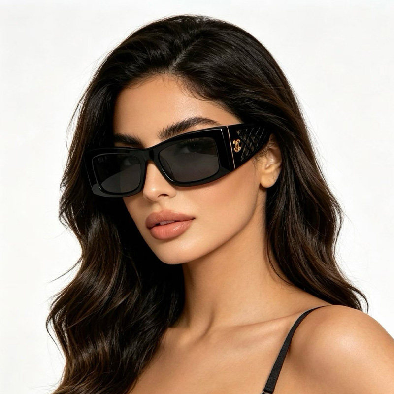 CH5566 Sunglasses Black Gray