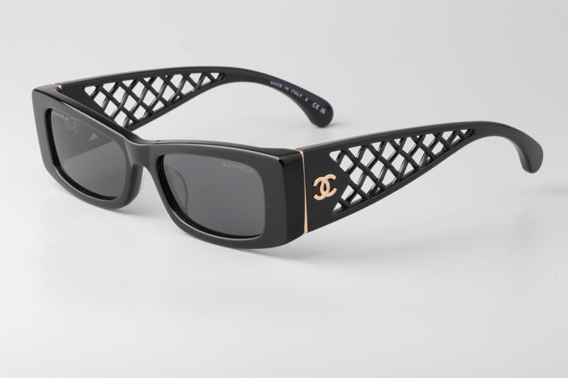 CH5566 Sunglasses Black Gray