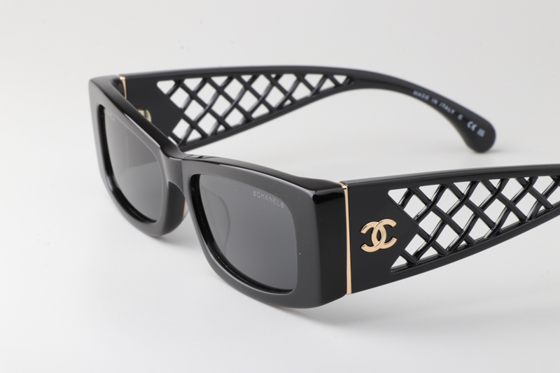 CH5566 Sunglasses Black Gray