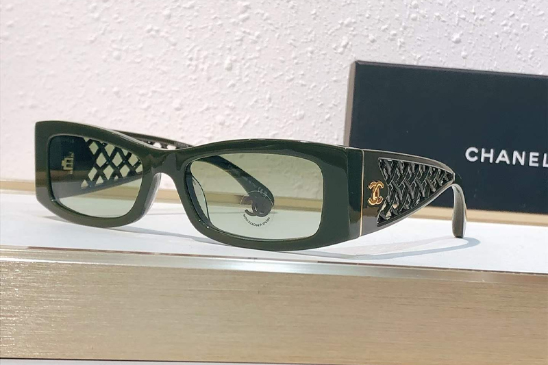 CH5566 Sunglasses Green Gradient Green