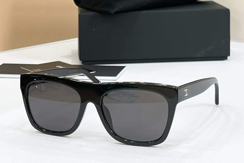 CH5569 Sunglasses Black Gray