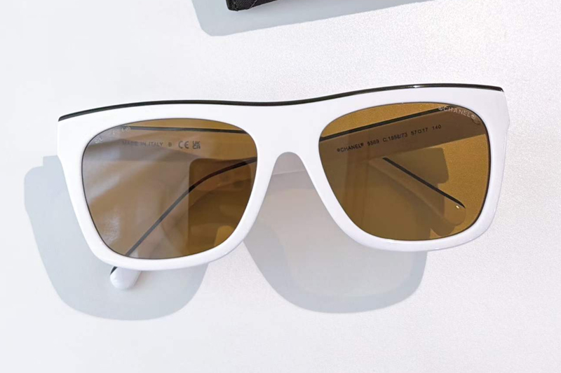 CH5569 Sunglasses White Brown