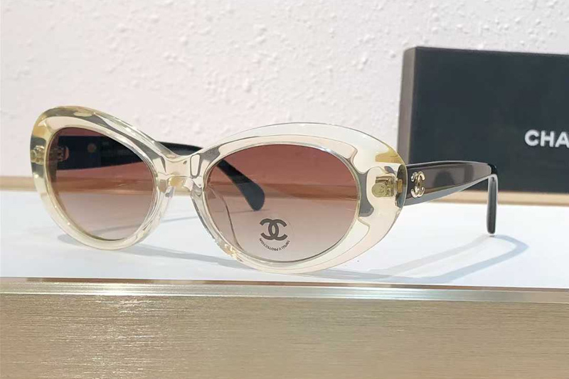 CH71731A Sunglasses Brown Black Gradient Brown