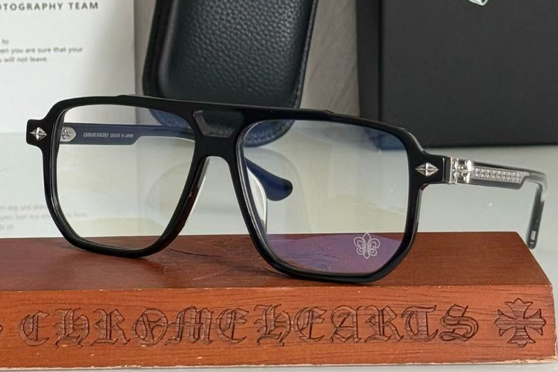 CH8168 Eyeglasses Black Silver