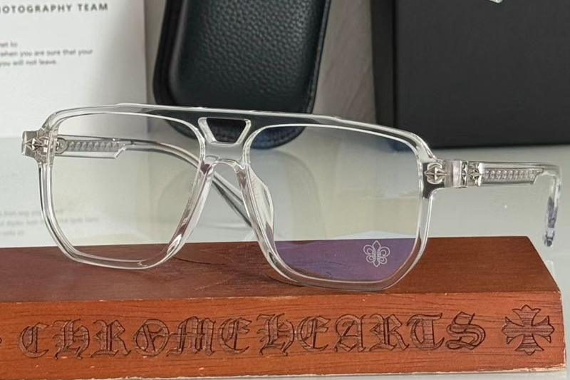 CH8168 Eyeglasses Transparent Silver