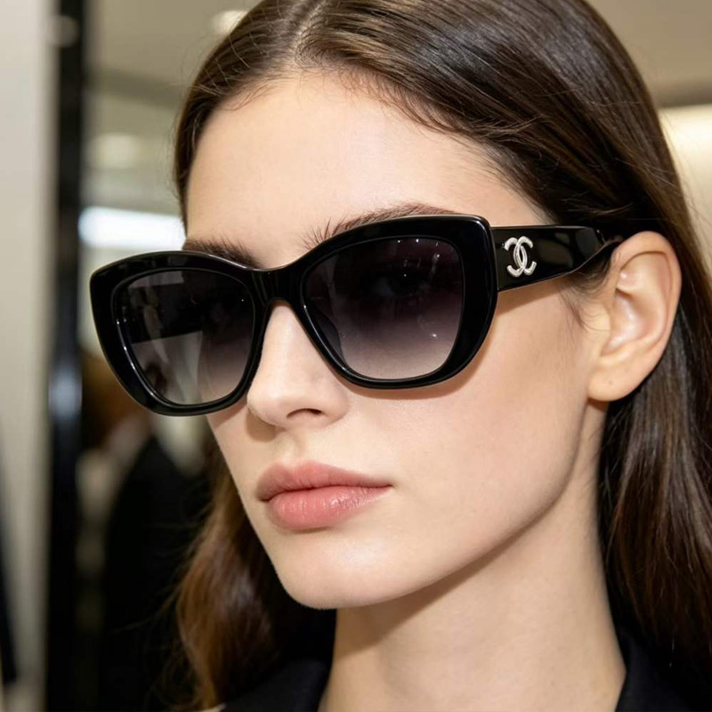 CHA71766 Sunglasses Black Gradient Gray