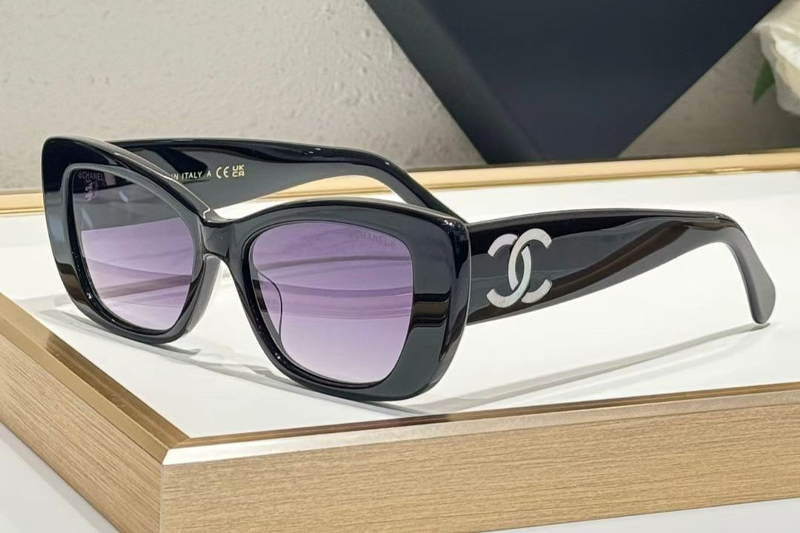 CHA71766 Sunglasses Black Gradient Gray