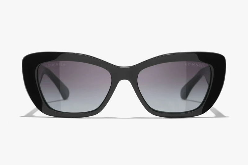 CHA71766 Sunglasses Black Gradient Gray