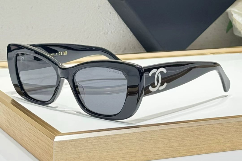 CHA71766 Sunglasses Black Gray