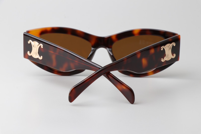 CL40308U Sunglasses Tortoise Gold Brown