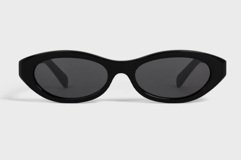 CL40353U Sunglasses Black Silver Gray