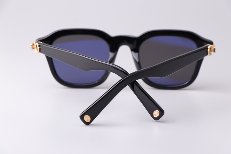 CT05363 Sunglasses Black Gold Gray