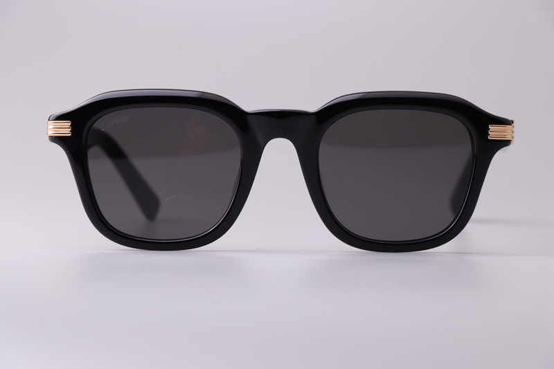 CT05363 Sunglasses Black Gold Gray