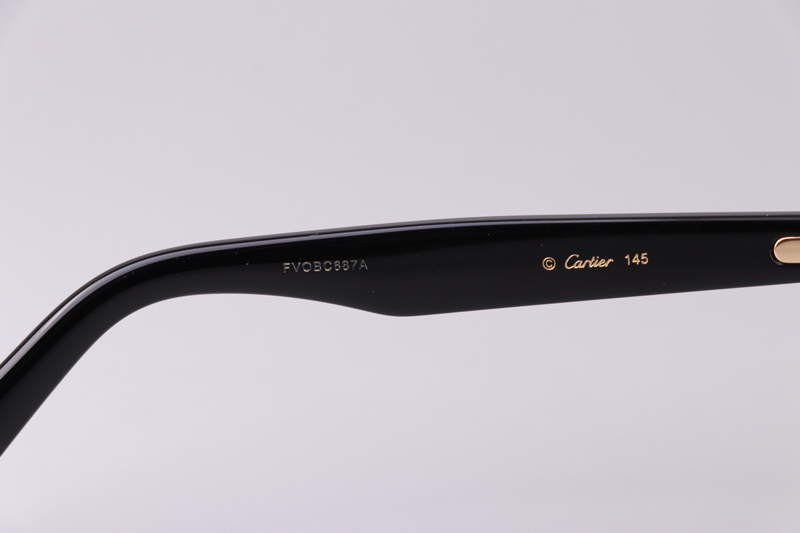 CT05363 Sunglasses Black Gold Gray