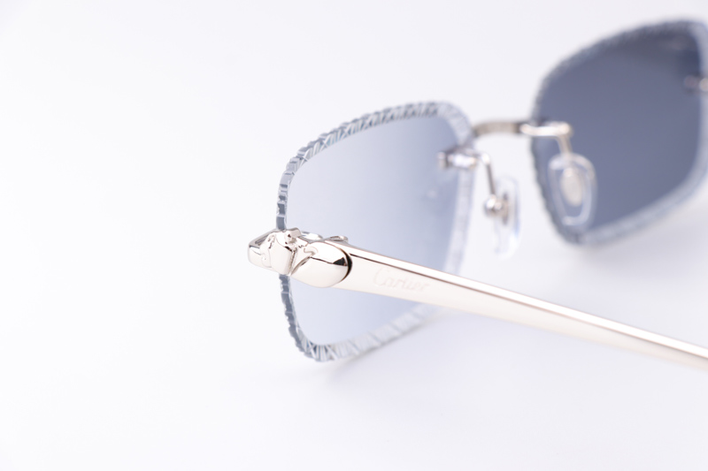 CT06122W Sunglasses Silver Photochromic Blue