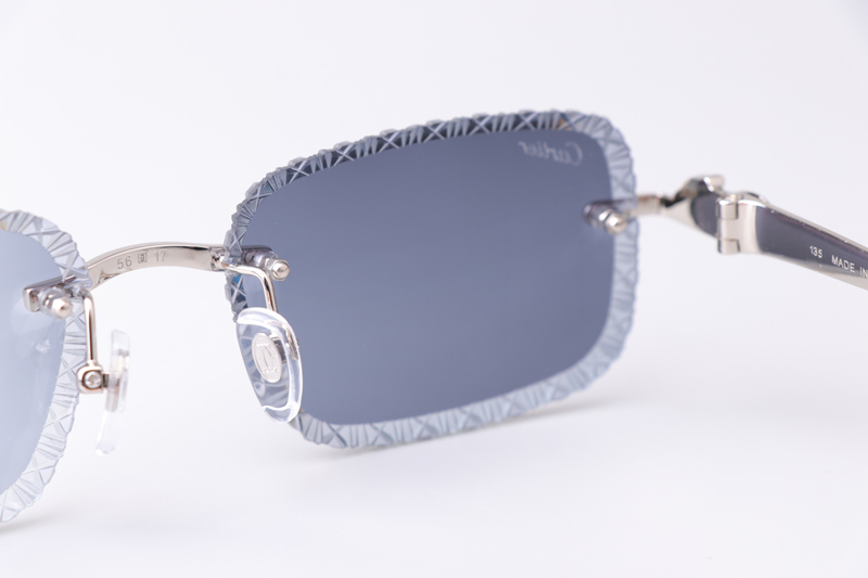 CT06122W Sunglasses Silver Photochromic Blue