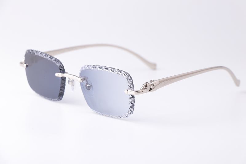 CT06122W Sunglasses Silver Photochromic Blue