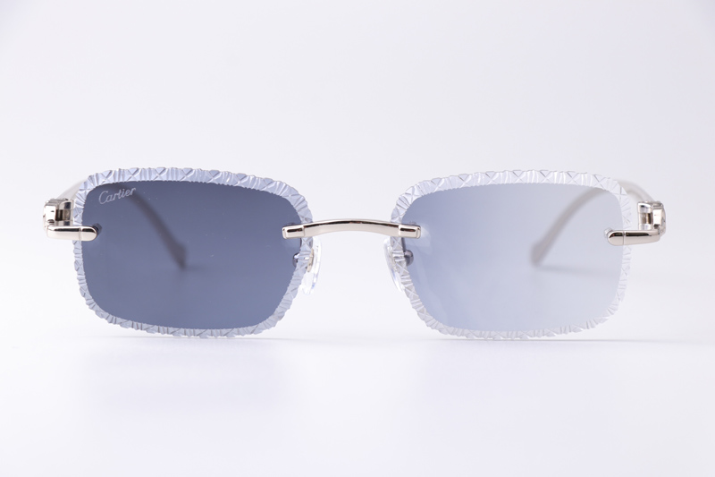 CT06122W Sunglasses Silver Photochromic Blue