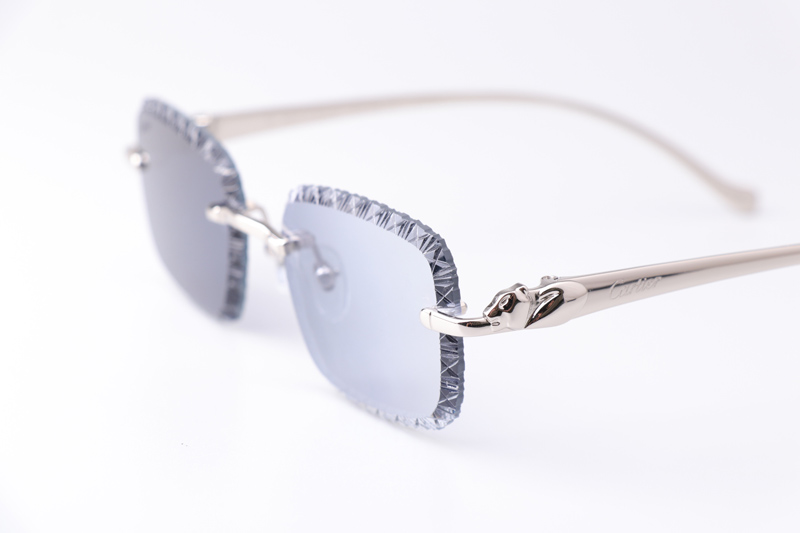 CT06122W Sunglasses Silver Photochromic Blue