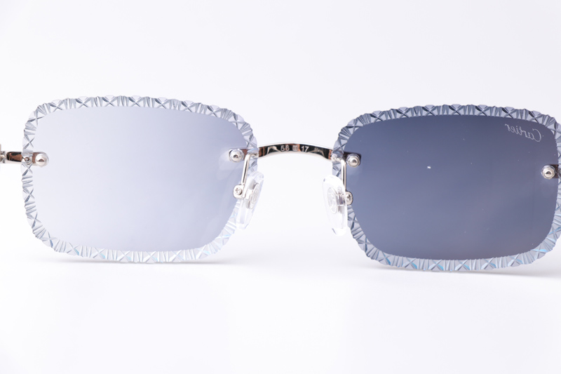 CT06122W Sunglasses Silver Photochromic Blue