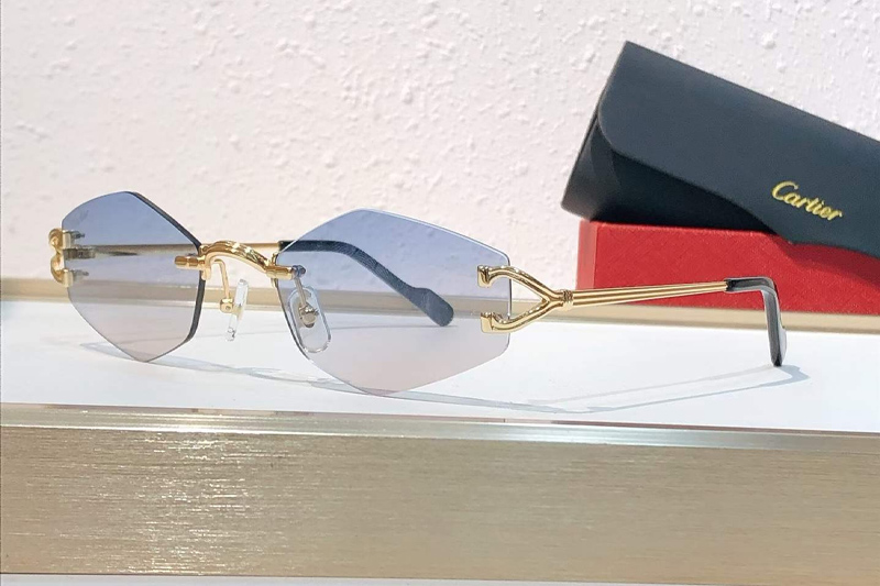 CT0620S Sunglasses Gold Gradient Blue