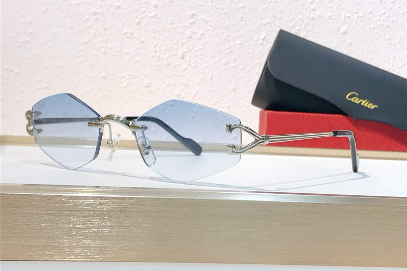 CT0620S Sunglasses Silver Gradient Blue