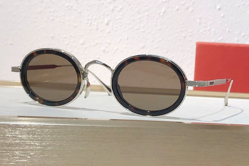 CT0701S Sunglasses Tortoise Silver Brown