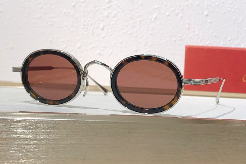 CT0701S Sunglasses Tortoise Silver Red