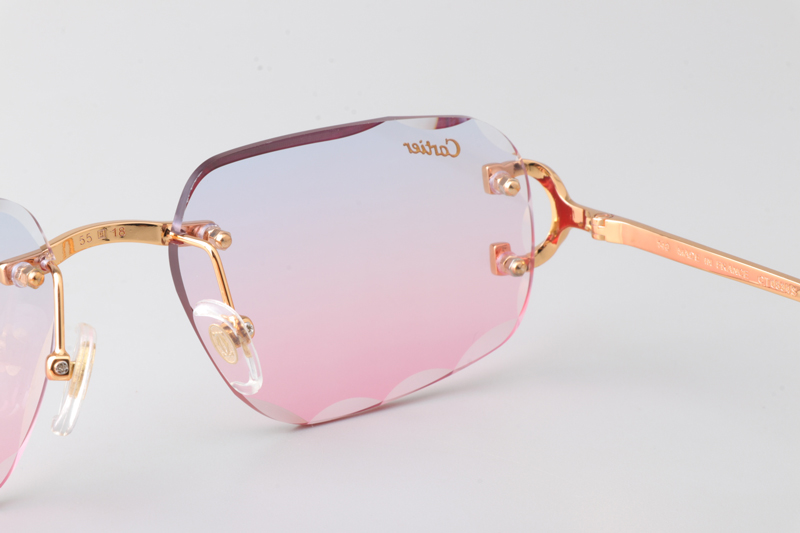 CT0834S Sunglasses Gold Gradient Pink