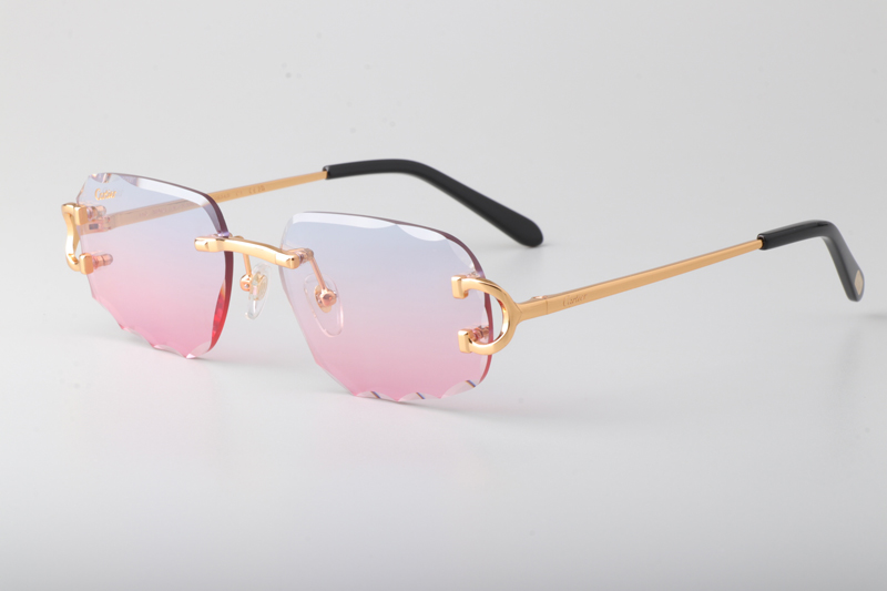 CT0834S Sunglasses Gold Gradient Pink
