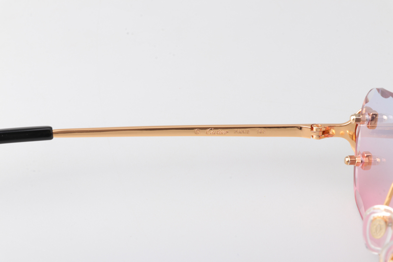 CT0834S Sunglasses Gold Gradient Pink
