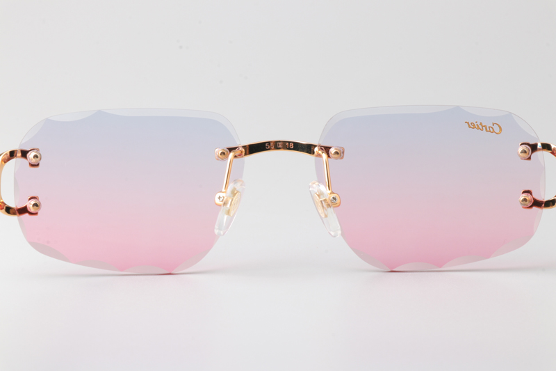 CT0834S Sunglasses Gold Gradient Pink