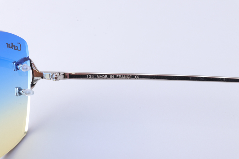 CT4193836 Sunglasses Silver Gradient Blue