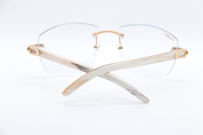 CT 4189706 White Buffalo Eyeglasses Gold