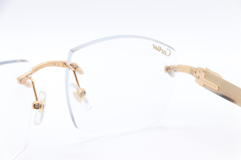 CT 4189706 White Buffalo Eyeglasses Gold