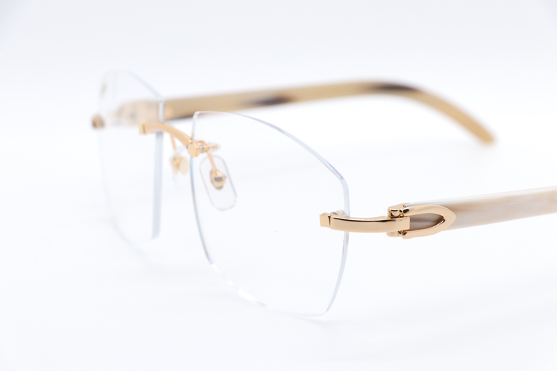 CT 4189706 White Buffalo Eyeglasses Gold