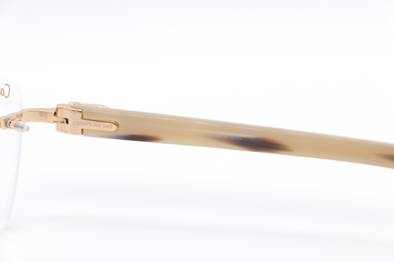CT 4189706 White Buffalo Eyeglasses Gold