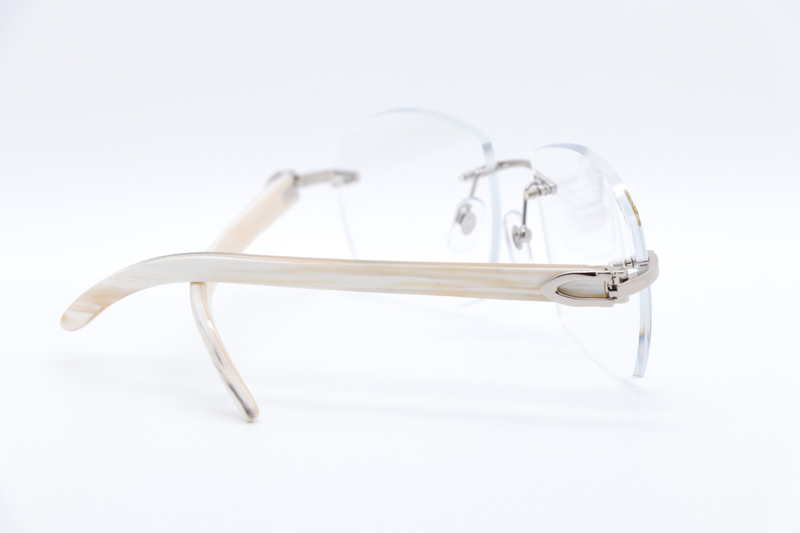 CT 4189706 White Buffalo Eyeglasses Silver