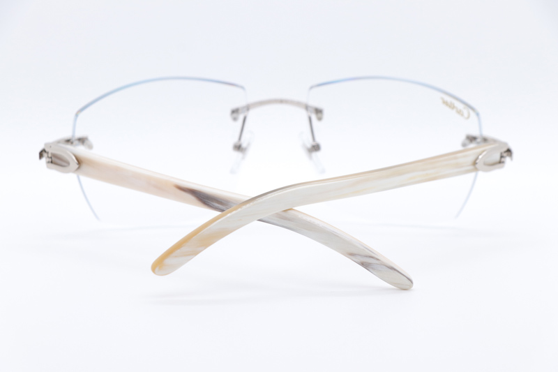 CT 4189706 White Buffalo Eyeglasses Silver