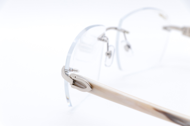 CT 4189706 White Buffalo Eyeglasses Silver