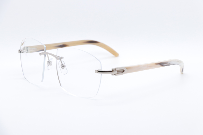 CT 4189706 White Buffalo Eyeglasses Silver